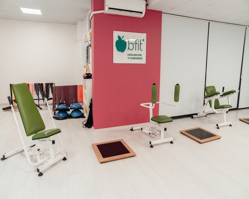 Restorative yoga setup with props showing therapeutic applications